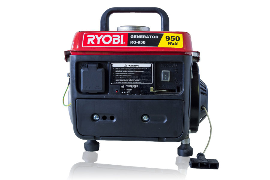 A portable generator denoting the market availability of commercial generators